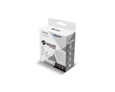 Meliconi 497332 cuffia e auricolare True Wireless Stereo (TWS) In-ear Musica e Chiamate Bluetooth Bianco