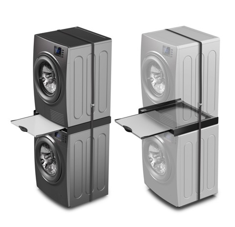 Meliconi 656128 accessorio e componente per lavatrice Kit di sovrapposizione 1 pz