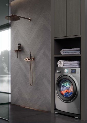 Meliconi Base Move Black Base antivibrazione per lavatrice asciugatrice