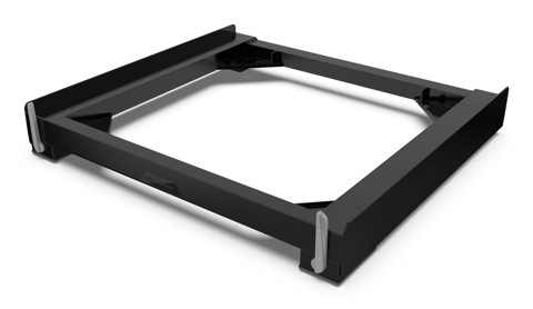 Meliconi Base Move Black Base antivibrazione per lavatrice asciugatrice