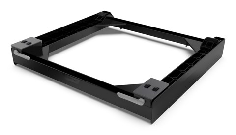 Meliconi Base Move Black Base antivibrazione per lavatrice asciugatrice