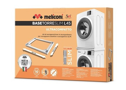 Meliconi Base Torre Slim L45 accessorio e componente per lavatrice Kit di sovrapposizione 1 pezzo(i)