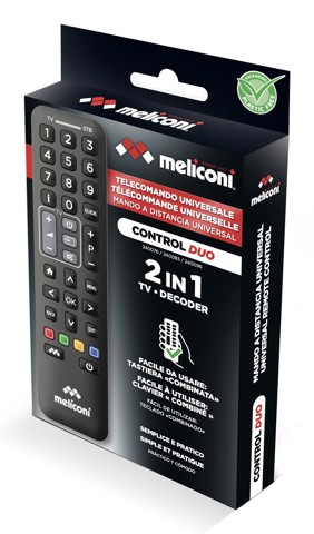Meliconi Control Duo telecomando IR Wireless TV e Decoder