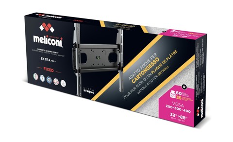Meliconi EXTRA 400F CG 2,24 m (88") Nero