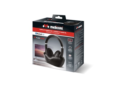 Meliconi HP Flash Base - Cuffie Bluetooth 5.3