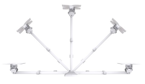 Meliconi Slimstyle Plus 100-200 SPIN SDR 109,2 cm (43") Bianco