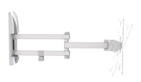 Meliconi Slimstyle Plus 100-200 SPIN SDR 109,2 cm (43") Bianco