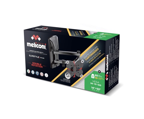 Meliconi SLIMSTYLE PLUS 100 SDR CG 81,3 cm (32") Nero