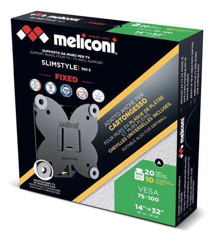 Meliconi SLIMSTYLE PLUS 100S CG 81,3 cm (32") Nero