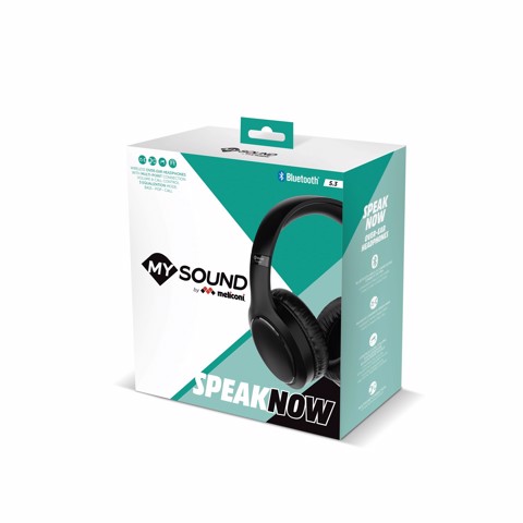 Meliconi Speak Now Auricolare Wireless A Padiglione Musica e Chiamate Bluetooth Nero