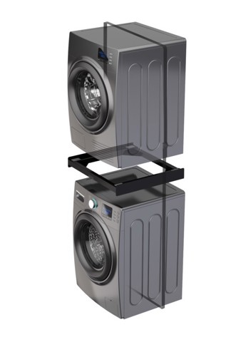 Meliconi Torre Noir Kit di sovrapposizione lavatrice asciugatrice