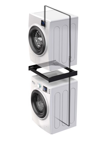 Meliconi Torre Noir Kit di sovrapposizione lavatrice asciugatrice