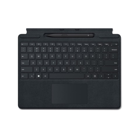 Microsoft Surface Pro X Signature Keyboard with Slim Pen Bundle Nero Microsoft Cover port QWERTY Italiano
