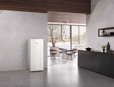 Miele 12431410 congelatore Congelatore verticale Libera installazione 200 L Bianco