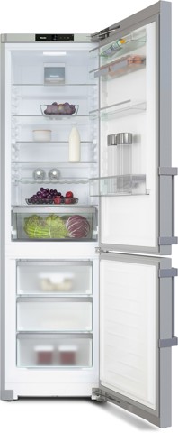 Miele KFN 4795 AD Libera installazione 371 L A Argento, Acciaio inossidabile