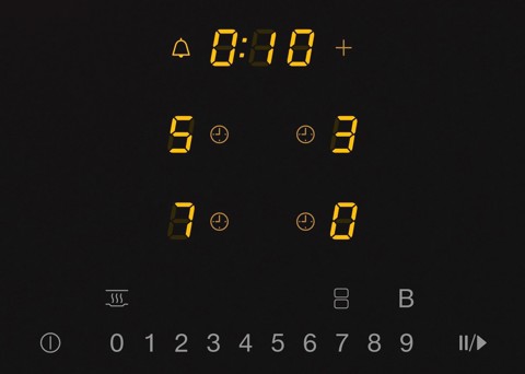 Miele KM 7373 FR Nero Da incasso 86 cm Piano cottura a induzione 4 Fornello(i)