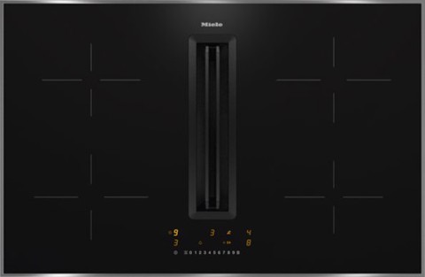 Miele KMDA 7272 FR-U Nero Da incasso 80 cm Piano cottura a induzione 4 Fornello(i)