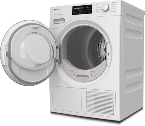 Miele TWL780WP EcoSpeed ​​& Steam & 9kg asciugatrice Libera installazione Caricamento frontale Bianco