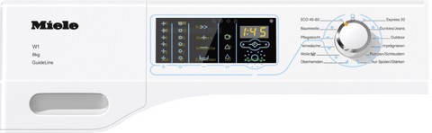 Miele WDD131 WPS GuideLine lavatrice Caricamento frontale 8 kg 1400 Giri/min Bianco