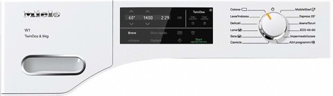 Miele WWG660 WCS TDos&9kg lavatrice Caricamento frontale 1400 Giri/min A Bianco