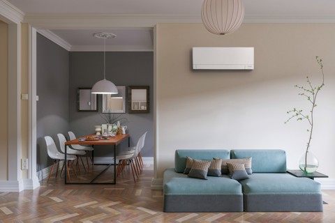 Mitsubishi Condizionatore MONO split Inverter 9000 btu Wi-Fi MUZAY25VG + MSZAY25VGK Climatizzatore Fisso