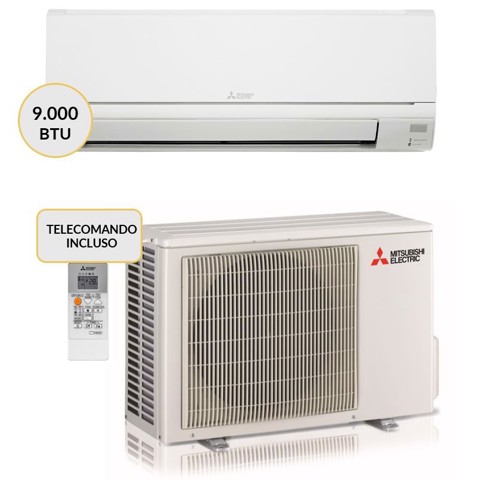 Mitsubishi Electric Condizionatore MONO split Inverter 9000 btu MUZ-DW25VF + MSZ-DW25VF Climatizzatore Fisso