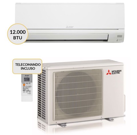 Mitsubishi Electric Condizionatore MONO split Inverter 12000 btu MUZ-DW35VF + MSZ-DW35VF Climatizzatore Fisso