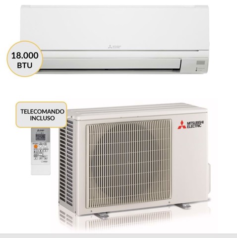 Mitsubishi Electric Condizionatore MONO split Inverter 18000 btu MUZ-DW50VF + MSZ-DW50VF Climatizzatore Fisso