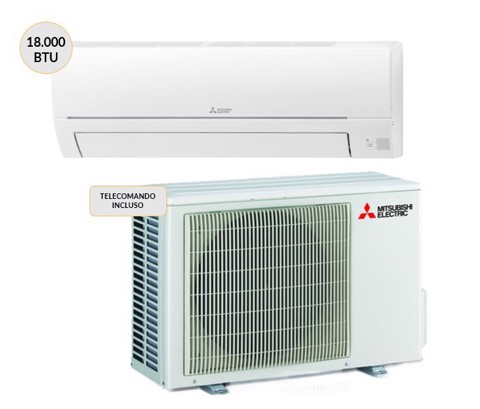 Mitsubishi Electric Condizionatore MONO split Inverter 18000btu MUZ-HR50VF + MSZ-HR50VFK Climatizzatore Fisso