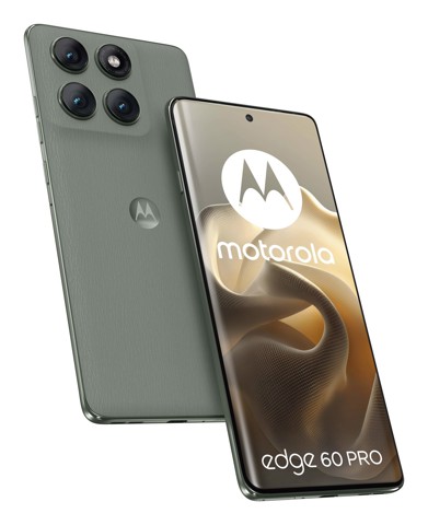 Motorola edge 60 pro con Moto AI (12/512GB, Fotocamera 50+50+10MP, selfie 50MP, Display 6.67" pOLED 120Hz, MediaTek Dimensity 8350, batteria 6000mAh, ricarica 90W, Android 15), PANTONE Shadow
