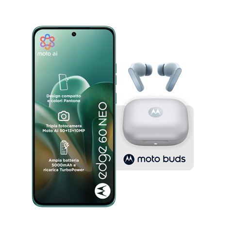 Motorola edge Pack 2x1 60 Neo 8/256 Frostbite + Moto Buds