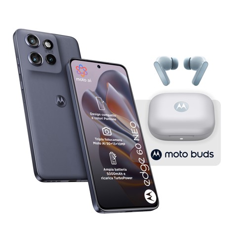 Motorola edge Pack 2x1 60 Neo 8/256 Grisaille + Moto Buds