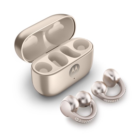 Motorola moto buds loop Cuffie Wireless In-ear Chiamate/Musica/Sport/Tutti i giorni Bluetooth Beige