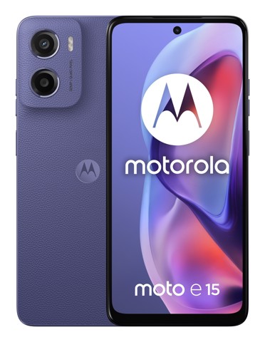 Motorola moto e15 16,9 cm (6.67") Doppia SIM Android 14 Go edition 4G USB tipo-C 2 GB 64 GB 5200 mAh Lavanda