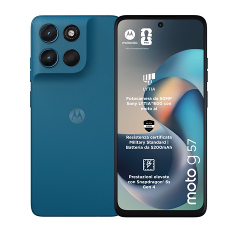 Motorola moto g57 Camera 50MP Doppia SIM Android 16.0 5G USB tipo-C 8 GB 256 GB 5200 mAh Verde