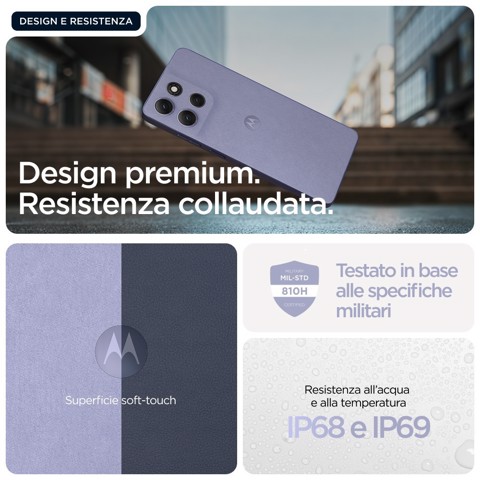 Motorola moto g86 5G 16,9 cm (6.67") Doppia SIM Android 15 USB tipo-C 8 GB 256 GB 5200 mAh Lillà