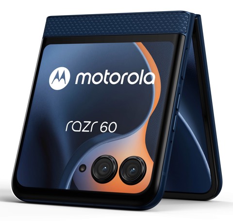 Motorola razr 60 con Moto AI (8/256 GB, 50MP OIS + 13MP, selfie 32MP, display esterno 3.63", interno 6.9" pOLED 120Hz, MediaTek Dimensity 25M, 4500mAh, 5G, Dual SIM, Android 15) PANTONE Gibraltar Sea