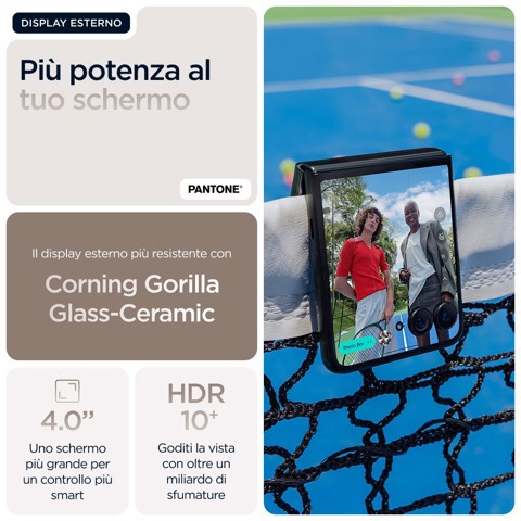 Motorola razr 60 Ultra con Moto AI (16/512GB, 50+50MP, selfie 50MP, display esterno 4.0" interno 7" pOLED 165Hz, Qualcomm Snapdragon 8 Elite, 4700mAh, 5G, Dual SIM, Android 15) PANTONE Mountain Trail