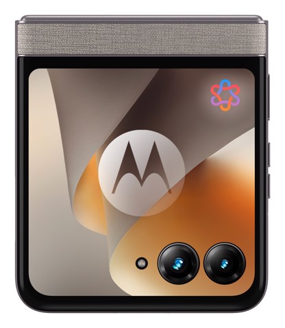 Motorola razr 70 (8/256GB, Doppia camera 50MP, Display interno FHD+ 6.9" 120Hz e esterno 3.62", MediaTek Dimensity 7450X, 4800mAh, TurboPower 30W, Android 16), PANTONE Hematite