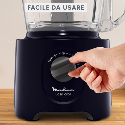 Moulinex Easy Force, Robot da Cucina, 4 Accessori, 15 Funzioni