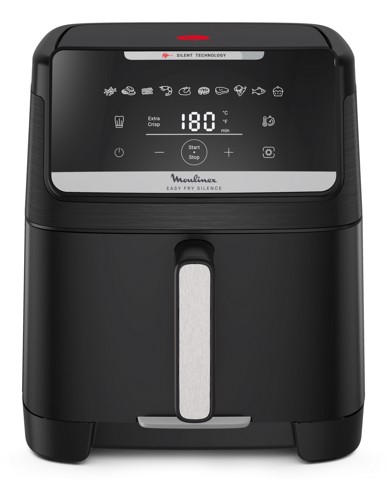 Moulinex Easy Fry Silence 7L, Friggitrice ad aria, Silenziosa, Frontale Rimovibile