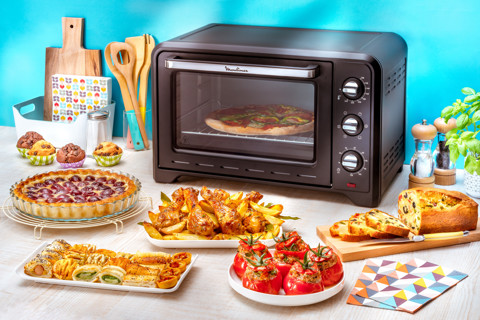 Moulinex OX4648 Optimo Forno Elettrico con Capacità di 33 L, Potenza 1600 W 28x31x36cm