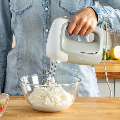 Moulinex PowerMix Prep Mix, Sbattitore elettrico, 475W di potenza, 5 velocità regolabili