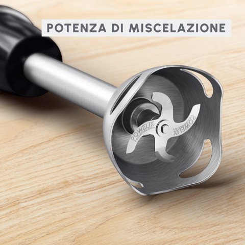 Moulinex Quickchef+, Frullatore a immersione, Tecnologia con lame Powelix per una miscelazione rapida