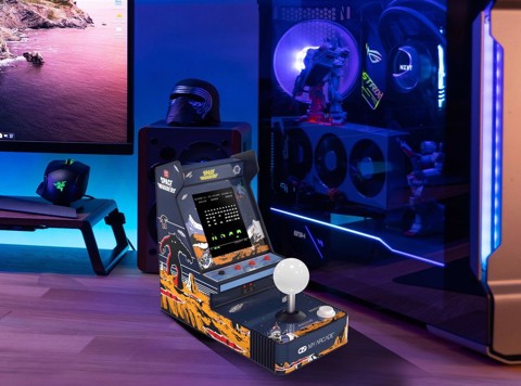 My Arcade DGUNL-7007 console da gioco portatile 8,89 cm (3.5") Nero, Blu, Ocra, Rosso