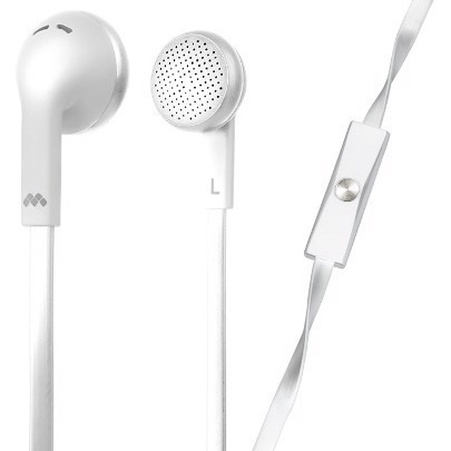 MySound Speak Flat Auricolare Cablato In-ear Musica e Chiamate Bianco