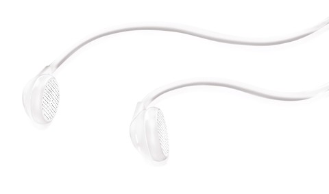 MySound Speak Flat Auricolare Cablato In-ear Musica e Chiamate Bianco