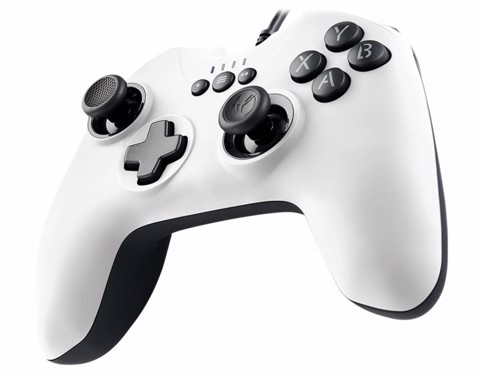 NACON PCGC-100WHITE periferica di gioco Bianco USB Gamepad Analogico/Digitale PC