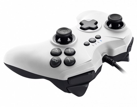 NACON PCGC-100WHITE periferica di gioco Bianco USB Gamepad Analogico/Digitale PC