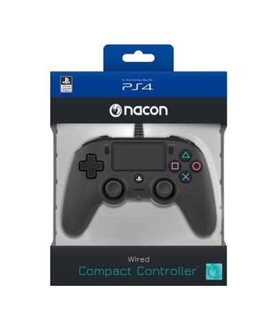 NACON PS4OFCPADBLACK periferica di gioco Nero Gamepad Analogico/Digitale PlayStation 4
